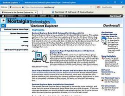 Скриншот сайта Danknet Explorer