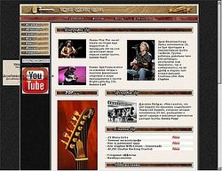 Скриншот сайта WEG: Все об электрогитаре