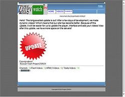 Скриншот сайта ZorgvWatch - Videos for all!