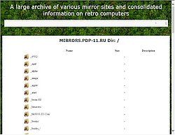 Скриншот сайта Архив софта для ретро-компьютеров