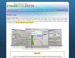 Скриншот сайта Dynamic HTML Editor