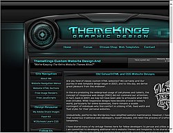 Скриншот сайта ThemeKings - Old School Website Design