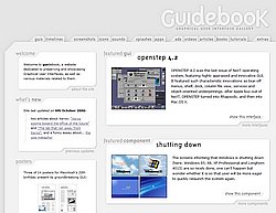 Скриншот сайта GUIdebook – гид по графическим интерфейсам