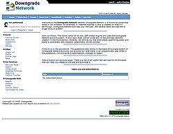 Скриншот сайта Downgrade Network Home